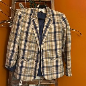 Donn Kenny plaid Blazer